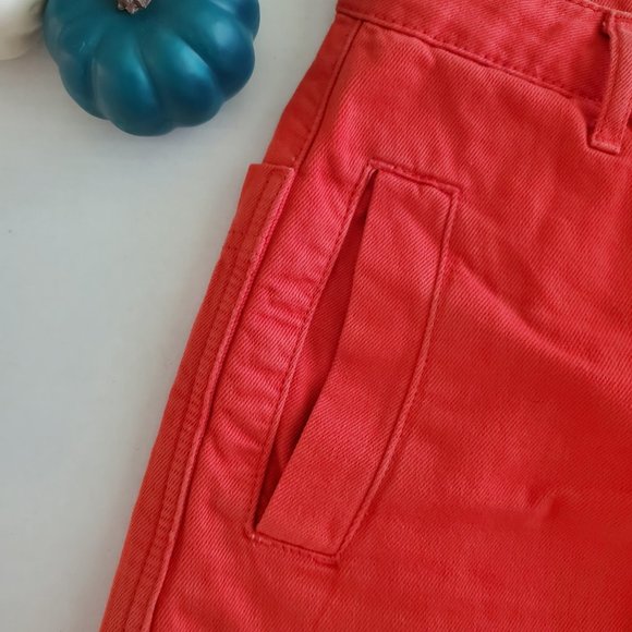 BDG Red Mini Skirt - Picture 4 of 11